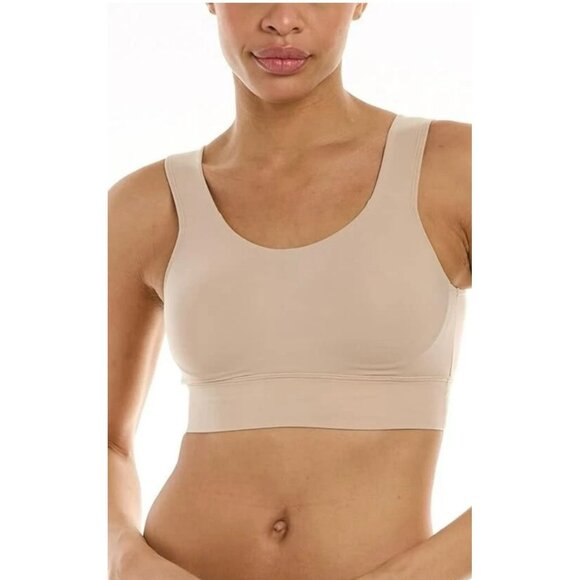 Natori Bralette Bra XS Bliss Flex Contour Wireless Beige Sports 723276 32 NWT - Picture 1 of 7